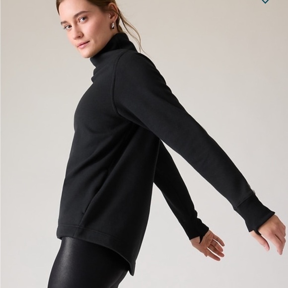 Athleta Cozy Karma Twist Neck Sweatshirt - Picture 2 of 10